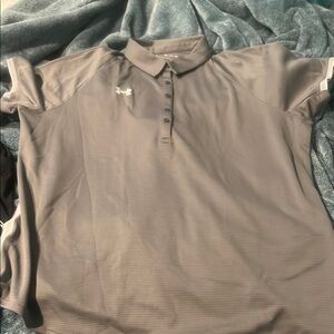 Under Armour Women's Gray Polo Shirt